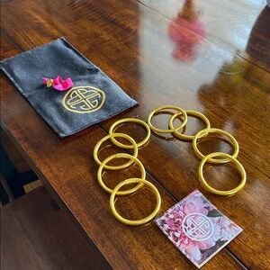 Elegant Gold-Tone Bracelet Set